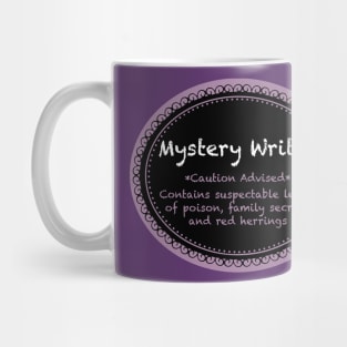 Mystery Writer Label - Dark Shirts Mug